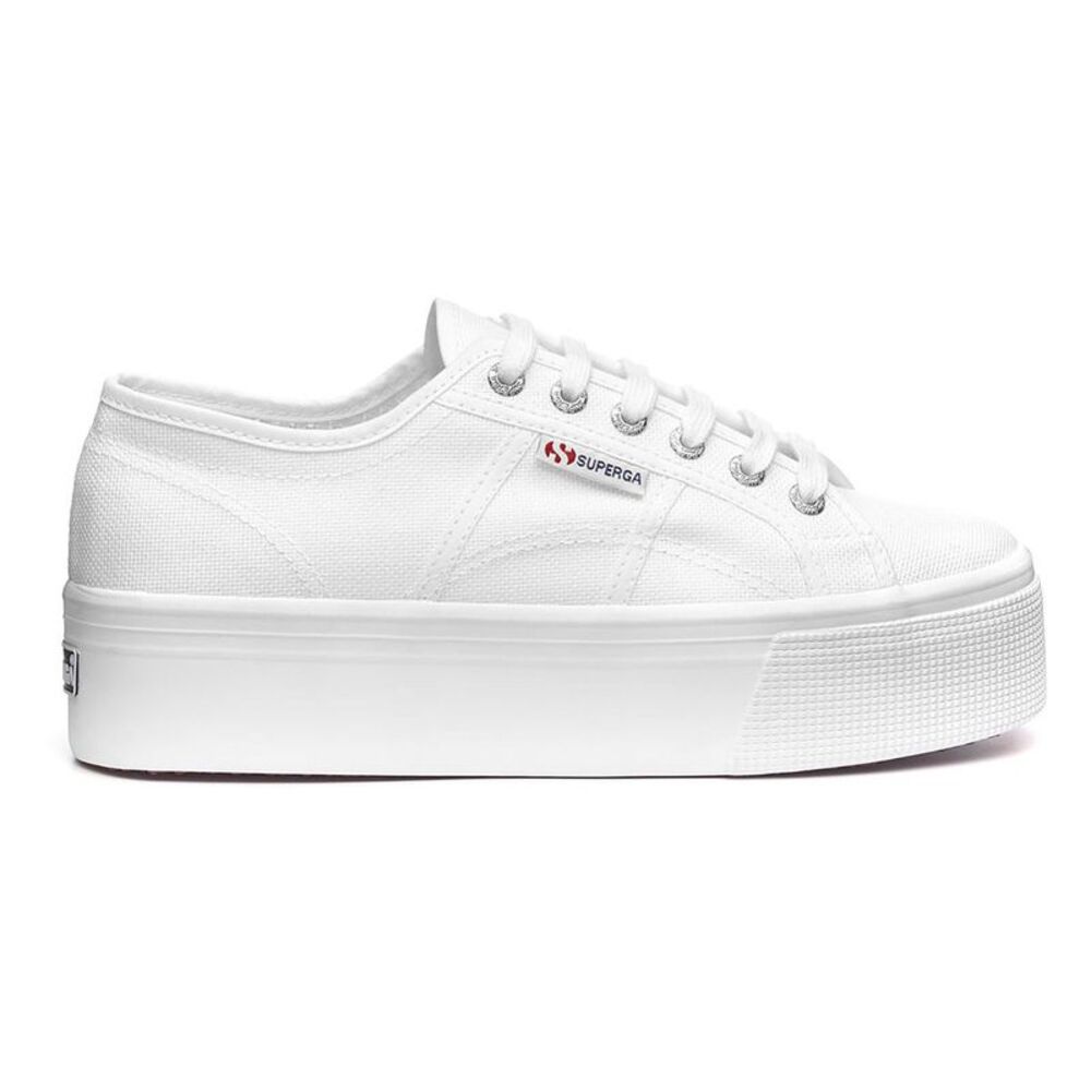 Superga Unisex Adult 2790 Linea Up Down Sneakers / White - Picture 3 of 5